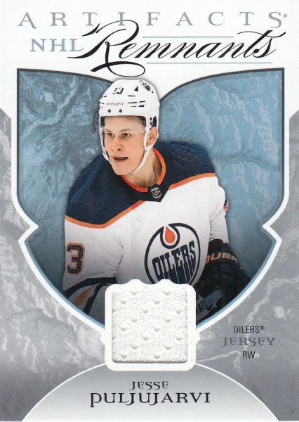 jersey karta JESSE PULJUJARVI 22-23 Artifacts NHL Remnants číslo NR-PU